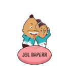 Mang Ja ＆ Mbak Moe（個別スタンプ：25）