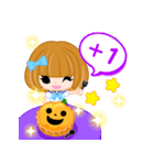 Schoolgirl Halloween -Taiwan-（個別スタンプ：18）