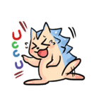 Hedgehog and  Lizard（個別スタンプ：6）
