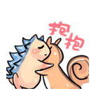 Hedgehog and  Lizard（個別スタンプ：15）