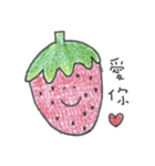 Listening to Vegetables and Fruits（個別スタンプ：10）