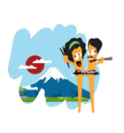 Mr ＆ Mrs Hashi In Love Forever（個別スタンプ：8）