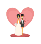 Mr ＆ Mrs Hashi In Love Forever（個別スタンプ：12）