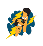 Mr ＆ Mrs Hashi In Love Forever（個別スタンプ：36）