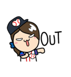 LemonDa For Baseball（個別スタンプ：35）