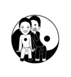 yin yang in love（個別スタンプ：37）