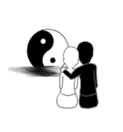 yin yang in love（個別スタンプ：40）