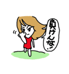 おしゃれ女子使えるデカ字（個別スタンプ：12）