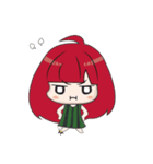 watermelon sister and bread dog（個別スタンプ：1）