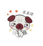watermelon sister and bread dog（個別スタンプ：14）