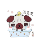 watermelon sister and bread dog（個別スタンプ：36）