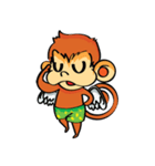 Ta-Mon monkey（個別スタンプ：14）