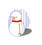 Snowman's feelings（個別スタンプ：32）
