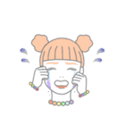 可愛い女の子とにゃんこ時々たいやき 2（個別スタンプ：17）