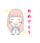 可愛い女の子とにゃんこ時々たいやき 2（個別スタンプ：34）