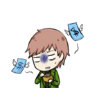 V W（個別スタンプ：17）