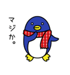 寒がりペンギン（個別スタンプ：5）