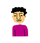 もじゃおじさん（個別スタンプ：1）