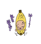 幸運の黄色い果物〜バナ爺のパイン添え〜（個別スタンプ：23）