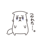 白ネコのにゃーさん（個別スタンプ：23）
