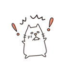 白ネコのにゃーさん（個別スタンプ：39）
