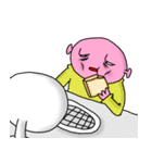 土星人プミちゃん ～ブラック企業編～（個別スタンプ：14）