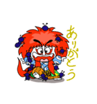 歌舞伎でござるの獅子丸くん Ver.2（個別スタンプ：3）