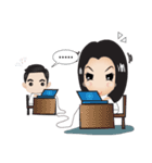 Oakes ＆ Meaw The wedding（個別スタンプ：4）
