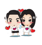 Oakes ＆ Meaw The wedding（個別スタンプ：8）