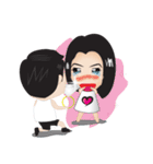 Oakes ＆ Meaw The wedding（個別スタンプ：11）