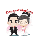 Oakes ＆ Meaw The wedding（個別スタンプ：12）