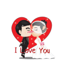 Oakes ＆ Meaw The wedding（個別スタンプ：13）