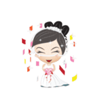 Oakes ＆ Meaw The wedding（個別スタンプ：15）