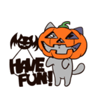 ゾンビ猫のハロウィン（個別スタンプ：17）