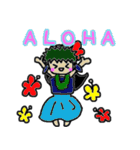 フラガールで敬語♪（個別スタンプ：1）