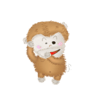 The little happiness monkey（個別スタンプ：20）