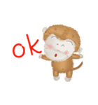 The little happiness monkey（個別スタンプ：38）