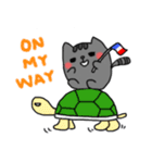 Little Cat Learning French ＆ Daily（個別スタンプ：23）