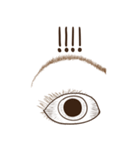 Eye-brown (日本)（個別スタンプ：2）