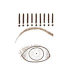 Eye-brown (日本)（個別スタンプ：3）