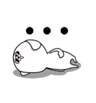 ハードボイルドになりたい白い犬（個別スタンプ：25）