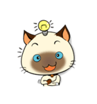 Wichienmas,  Happy Siamese Cat. (jp)（個別スタンプ：12）