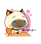 Wichienmas,  Happy Siamese Cat. (jp)（個別スタンプ：27）