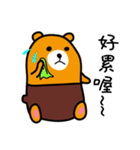 Liu-Lang Bear in Taipei City（個別スタンプ：35）