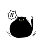まんまるくろねこ（個別スタンプ：24）