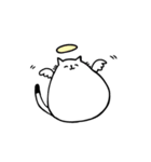 まんまるくろねこ（個別スタンプ：38）