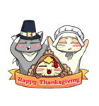 CatRabbit: Thanksgiving（個別スタンプ：8）