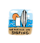 THE RICE SIZE CAT SURFING（個別スタンプ：35）