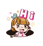 Heart wide sister（個別スタンプ：33）