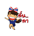 Thailand cheer girl（個別スタンプ：9）